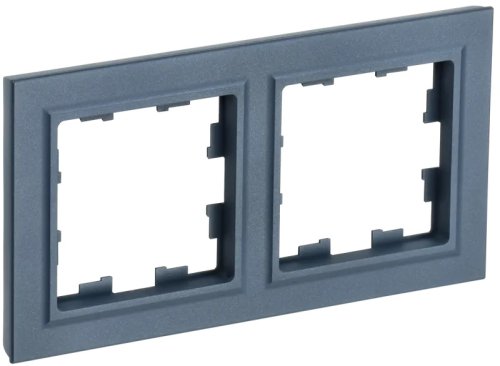 Рамка универсальная IEK Brite РУ-2-БрМ 2-м. маренго фото Рамка универсальная IEK Brite РУ-2-БрМ 2-м. маренго картинка